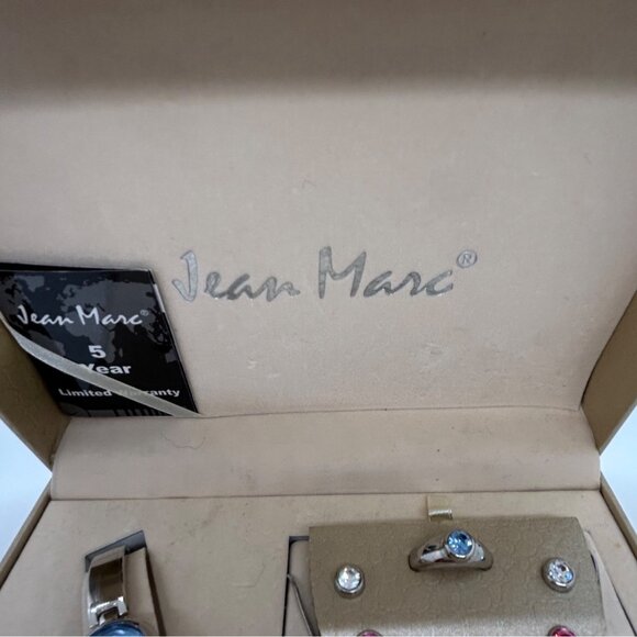 Jean Marc Vintage Y2K  Watch Interchangeable Ring Necklace Gift Set Working READ - Picture 12 of 16